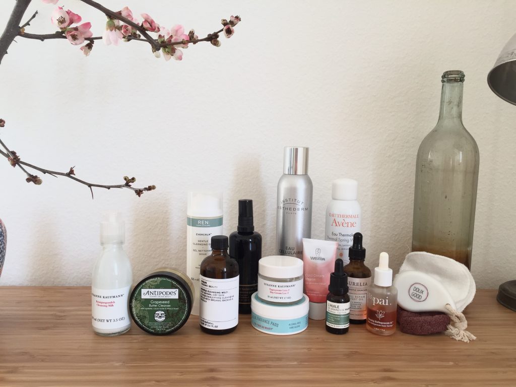 routine soin du visage the pretty cream susanne kaufmann antipodes ren skincare evolve beauty may lindstrom first aid beauty esthederm weleda avène océopin aurelia probiotic skincare pai skincare doux good les tendances d'emma