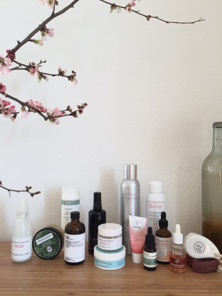 routine soin du visage the pretty cream susanne kaufmann antipodes ren skincare evolve beauty may lindstrom first aid beauty esthederm weleda avène océopin aurelia probiotic skincare pai skincare doux good les tendances d'emma