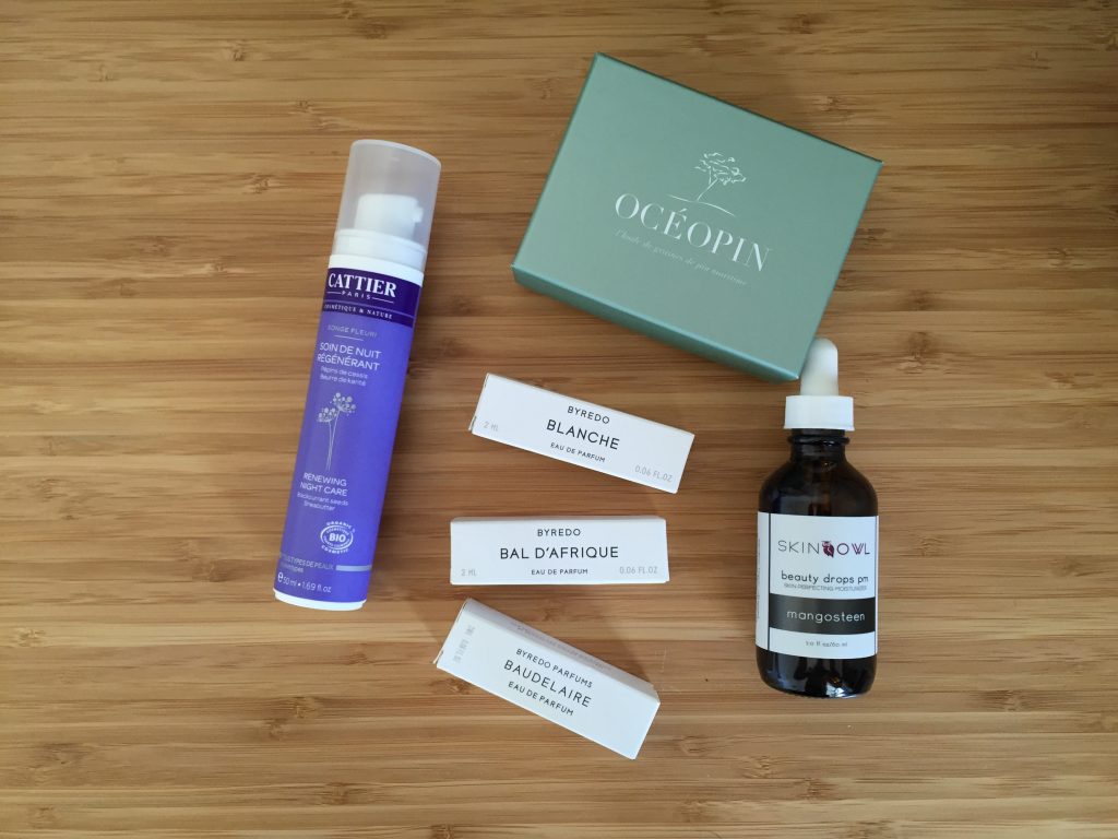 Particules beauté #2 : Skin Owl, Byredo, Océopin, Cattier et Withings