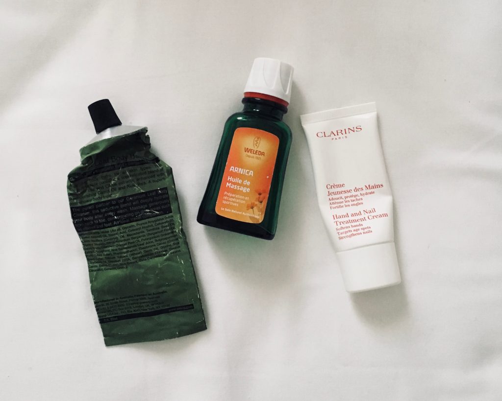 aesop geranium arnica weleda clarins avis et test