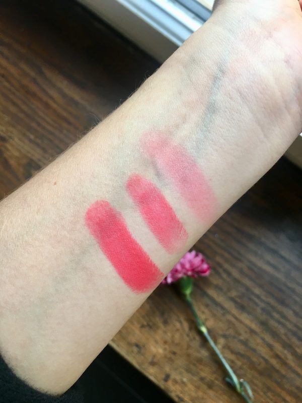 swatch pinch of colour lipstick matte velvet bella la jolie crème
