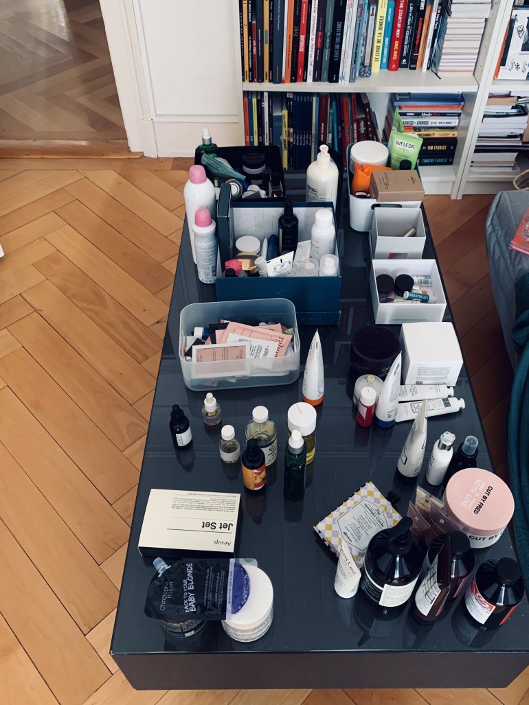 tri produits de beauté marie kondo konmari rangement tri beauté the pretty cream